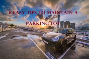 Beautiful parking lot