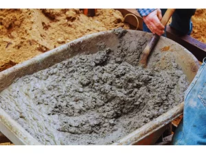mixed concrete