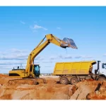 excavating on desert