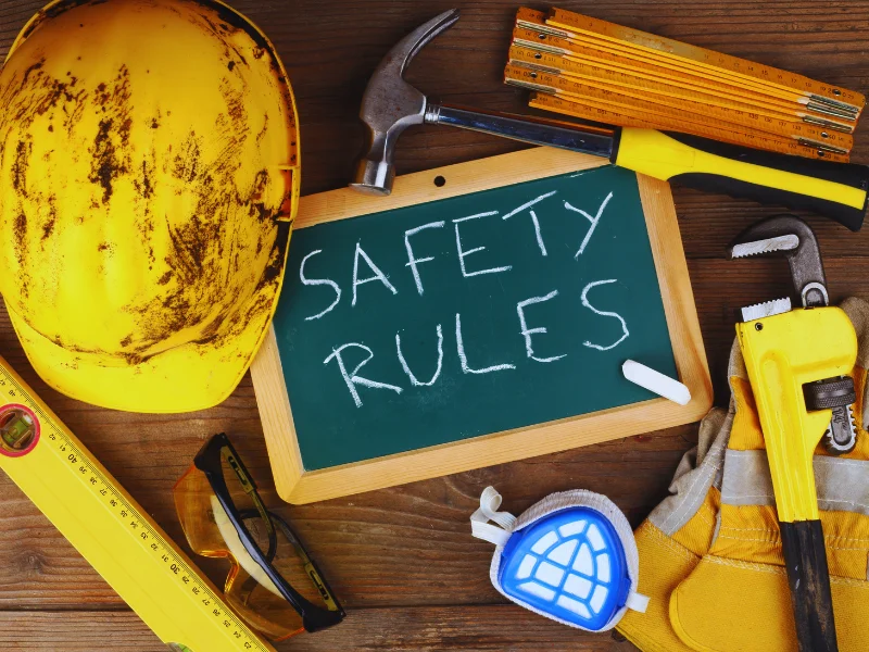 safety rules blackboard