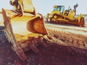 Truck construct road