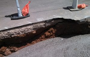 broken road